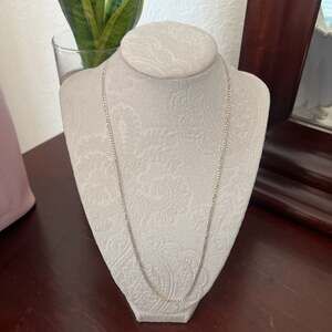 Sterling Silver 1mm Thin Cable Rolo Chain 18 Inches Necklace